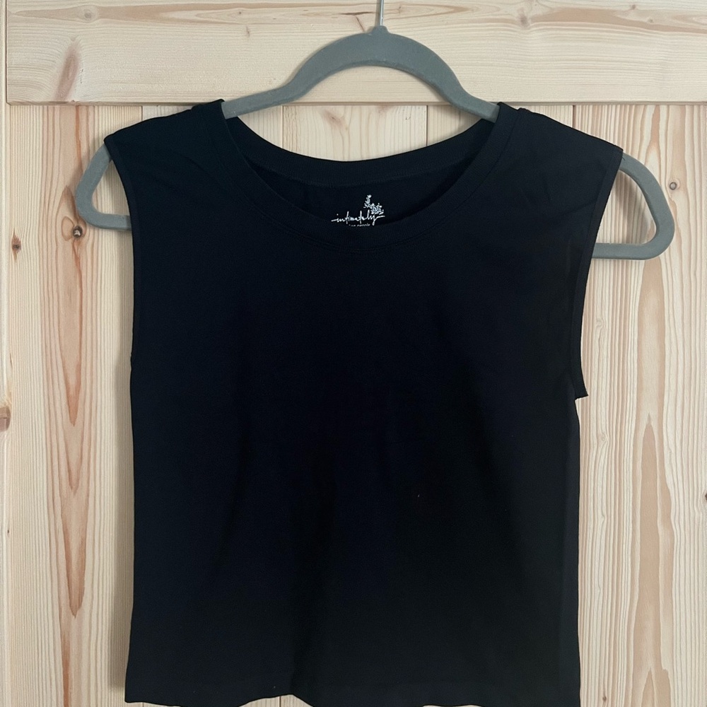 Intimately Free People Black Tank